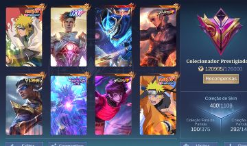 CONTA MBL JA NO GLORIA,COM MUITAS SKINS!!!!