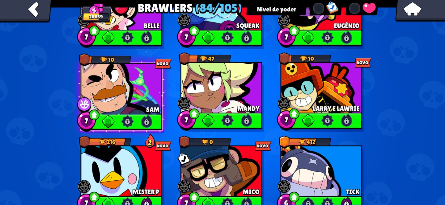 CONTA BRAWL STARS/ SKIN CORVO/ SKIN LEON/ENTRE OUTRAS. MUDANÇA DE TODOS OS DADOS