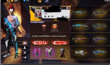 Conta de free fire top nivel 70 prime 7 quase prime 8 Falta 25Mil Diamante pro 8