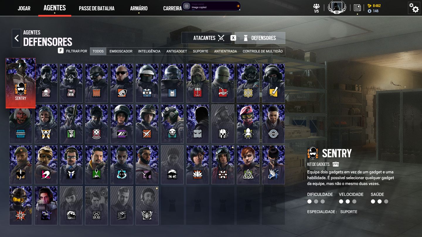 Conta Rainbow Six com Skins Universais , Adicionais Universais, Agentes,level 99
