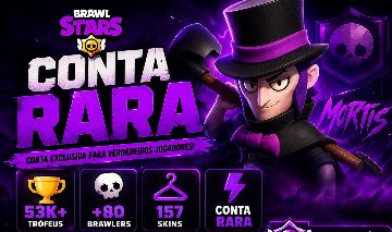 CONTA BRAWL STARS 2019 | 53K | 83 BRAWLERS | FULL ACESSO | BS PLUS ATIVO