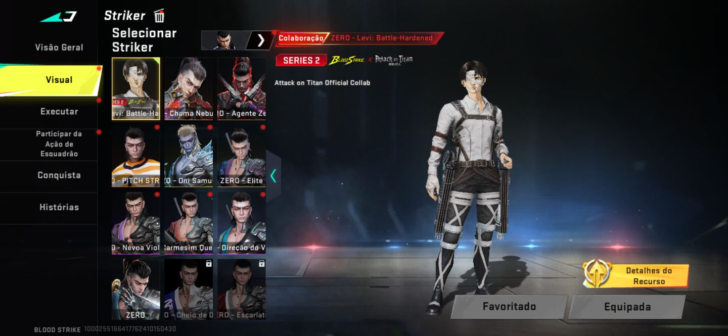 BLOOD STRIKE LVL 50 | ETERNAS | AOT + EVANGELION | VALOR NEGOCIÁVEL