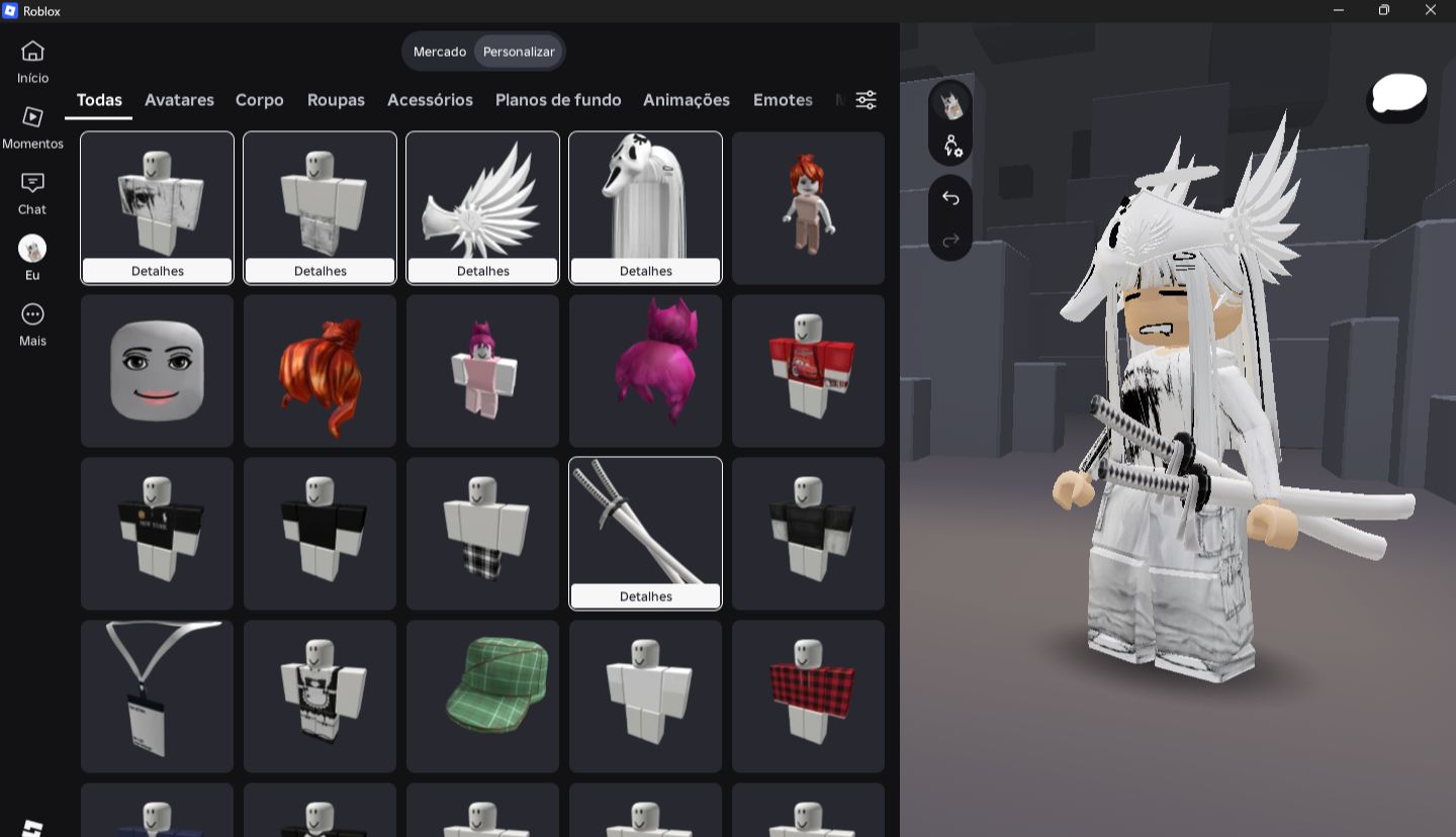 CONTA ROBLOX + BLOX FRUITS À VENDA
