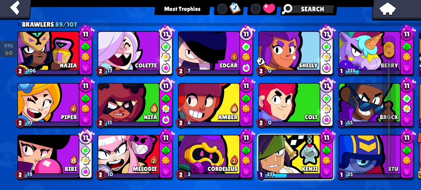 Conta brawl star tryhard