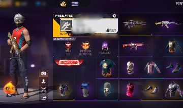 CONTA FREE FIRE ANTIGA COM PASSE DO JAGUAR, SOMBRA ROXA E MUITAS SKINS RARAS