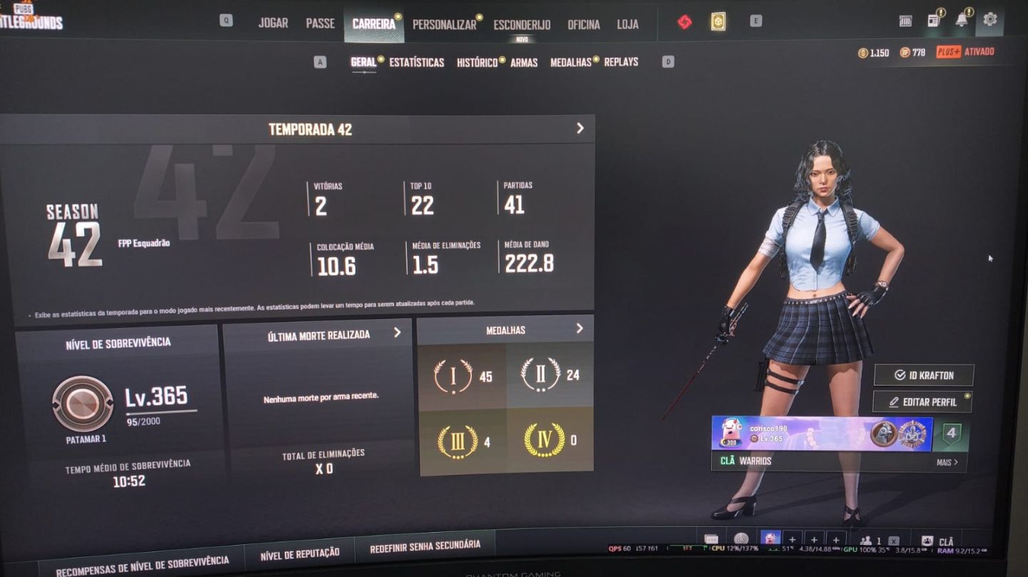 Pubg steam 6 progressivas + m4-cromaKraft+aCEcomKROMA+competidor+ plus+