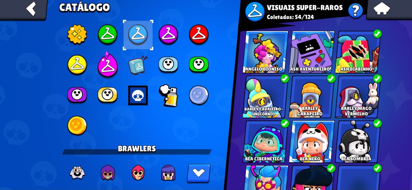 Conta rara de Brawl 30k muito boa varias skins e varios brawlers upadas