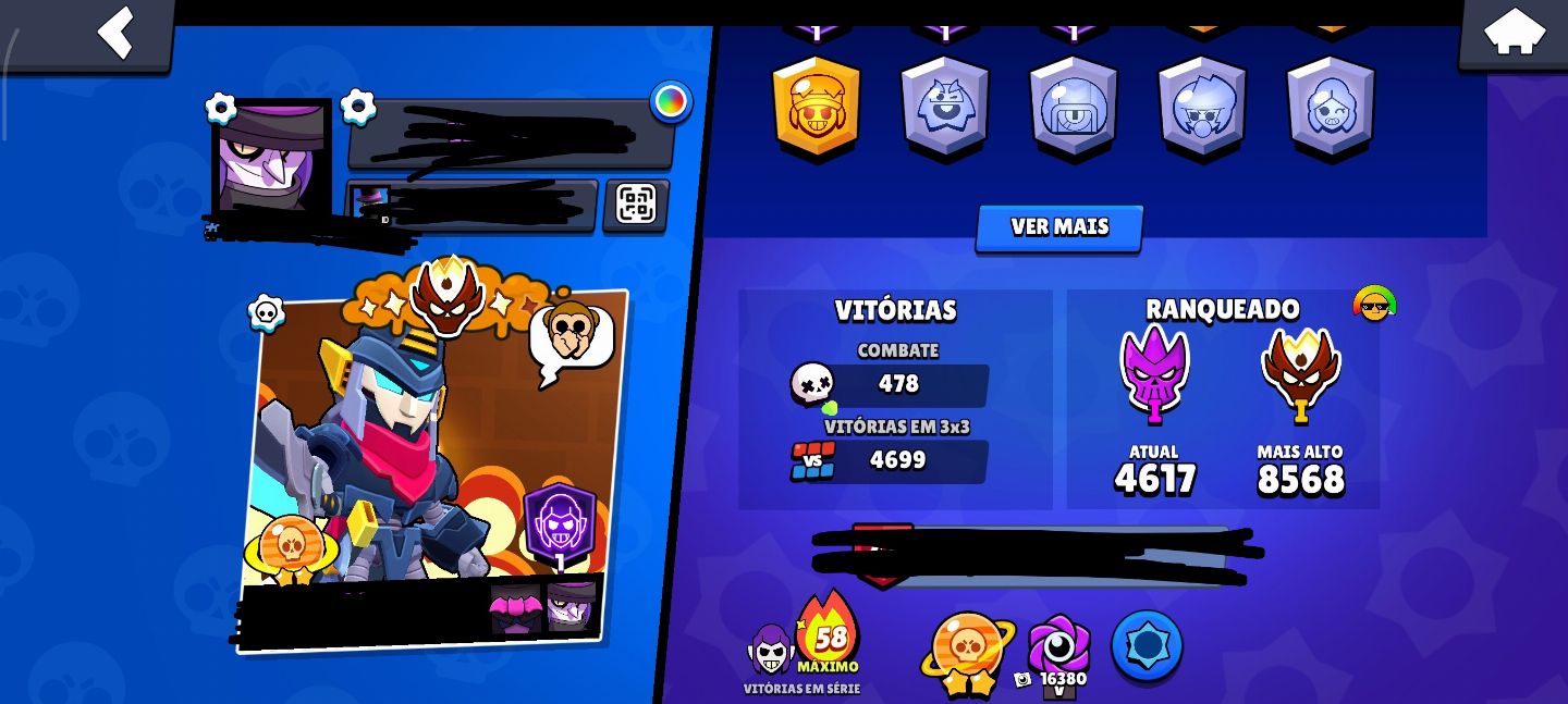 CONTAS DE BRAWL STARS + CLASH ROYALE MUITO UPADAS E RARAS!