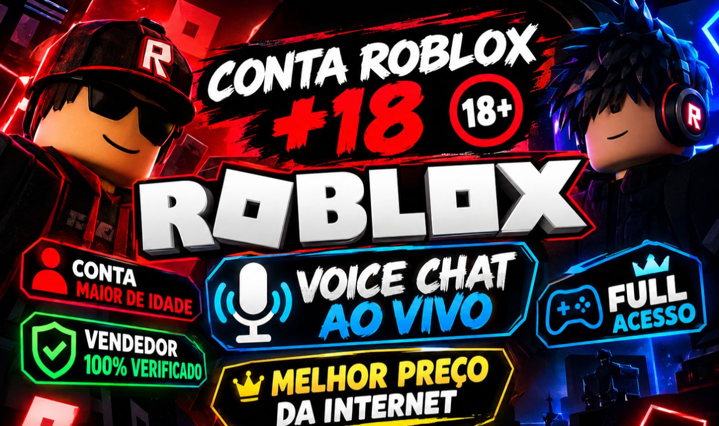 ROBLOX - CONTA COM VOICE CHAT ATIVO