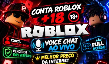 ROBLOX - CONTA COM VOICE CHAT ATIVO