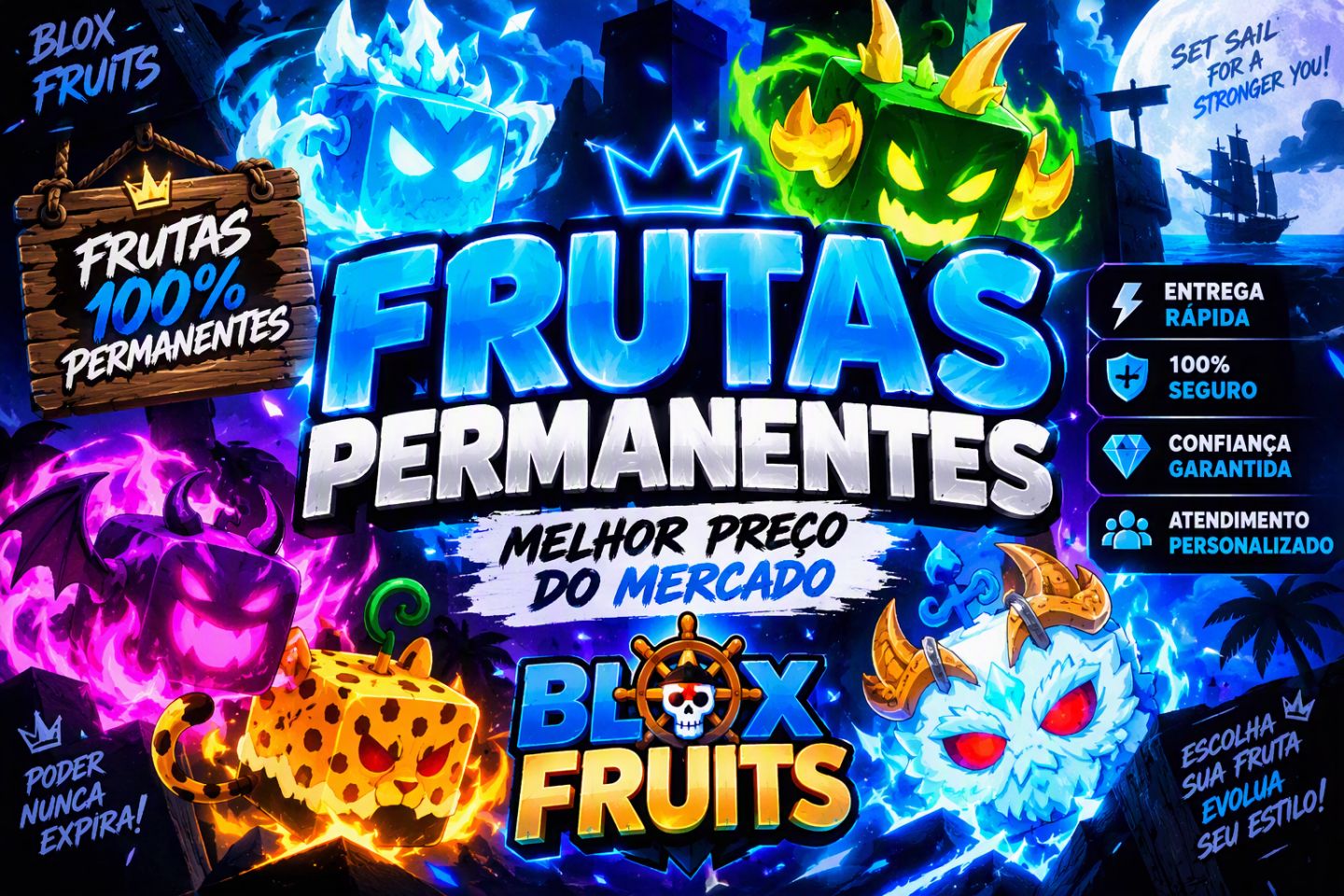 [MAGNET] GAMEPASS, FRUTAS PERMANENTES E FISICAS BLOX FRUITS - MELHORES PREÇOS