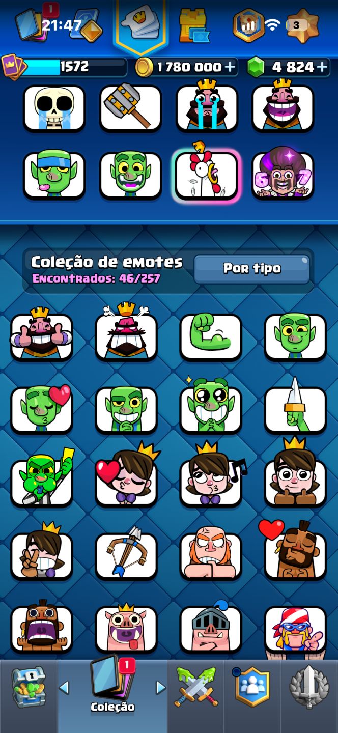 CONTA CLASH ROYALE | 11.030 TROFÉUS MÁX | 7 ANOS DE JOGO