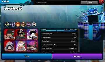 LV161 SHADOW DIVINE UNBOUND + DARK MAGE SOVEREIGN + 13K GEMS + 358K VILLAIN COIN