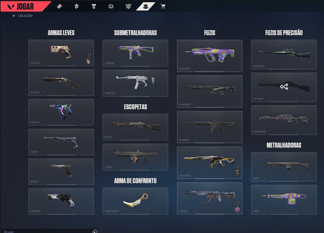 VALORANT | BUNDLE CHAMPIONS 2024 COMPLETO | 5 VANDALS + 3 FACAS