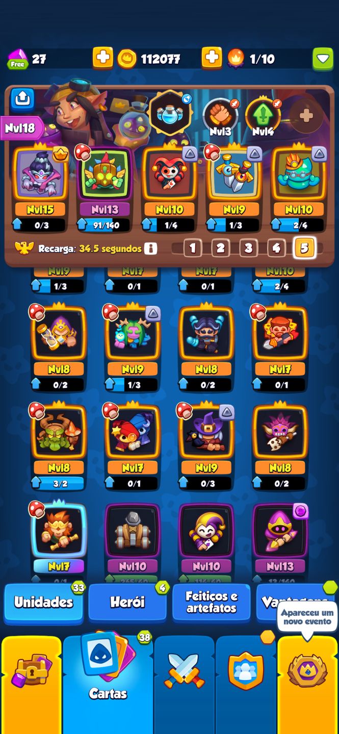 Conta Rush Royale BANSHEE 15