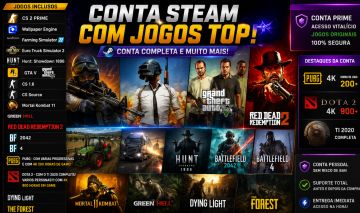 Conta STEAM LVL 38 - VARIOS JOGOS! E SKINS!