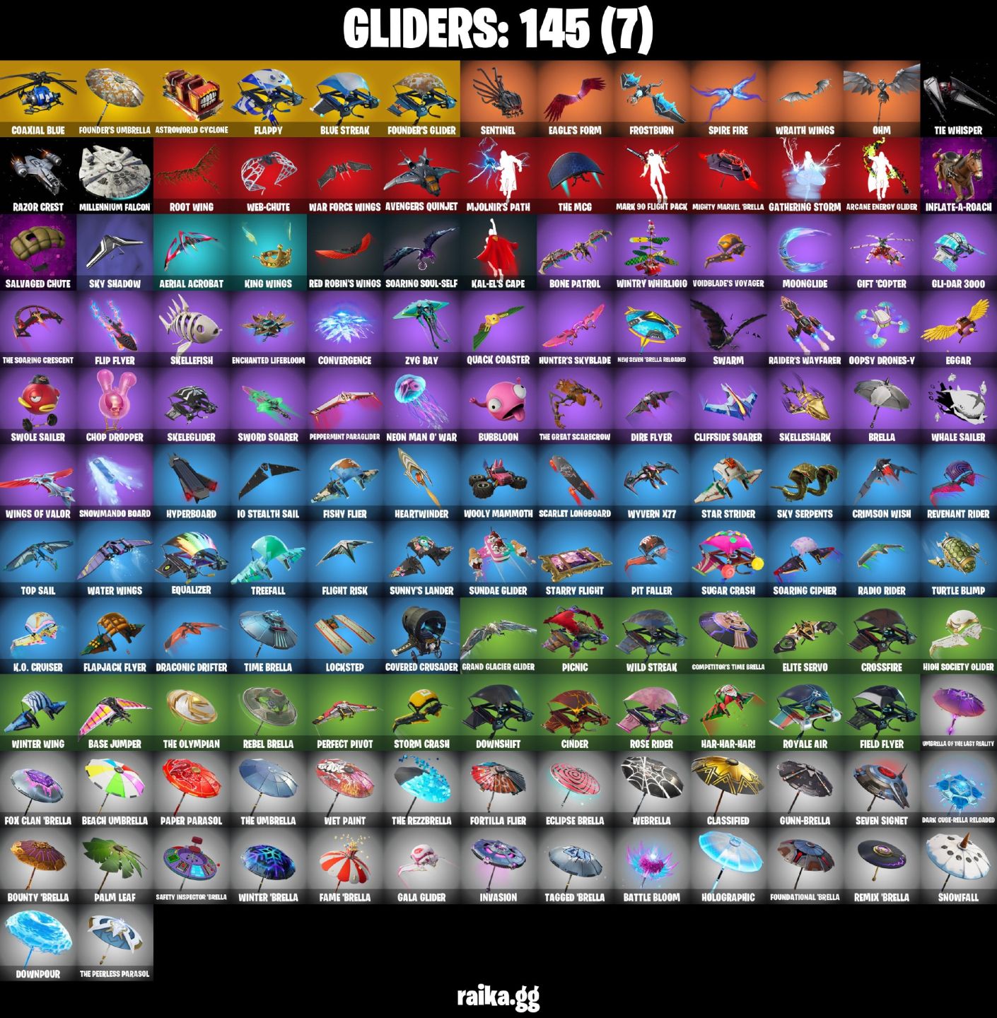 126 skins | OG STW omega danças raras lara croft tony stark
