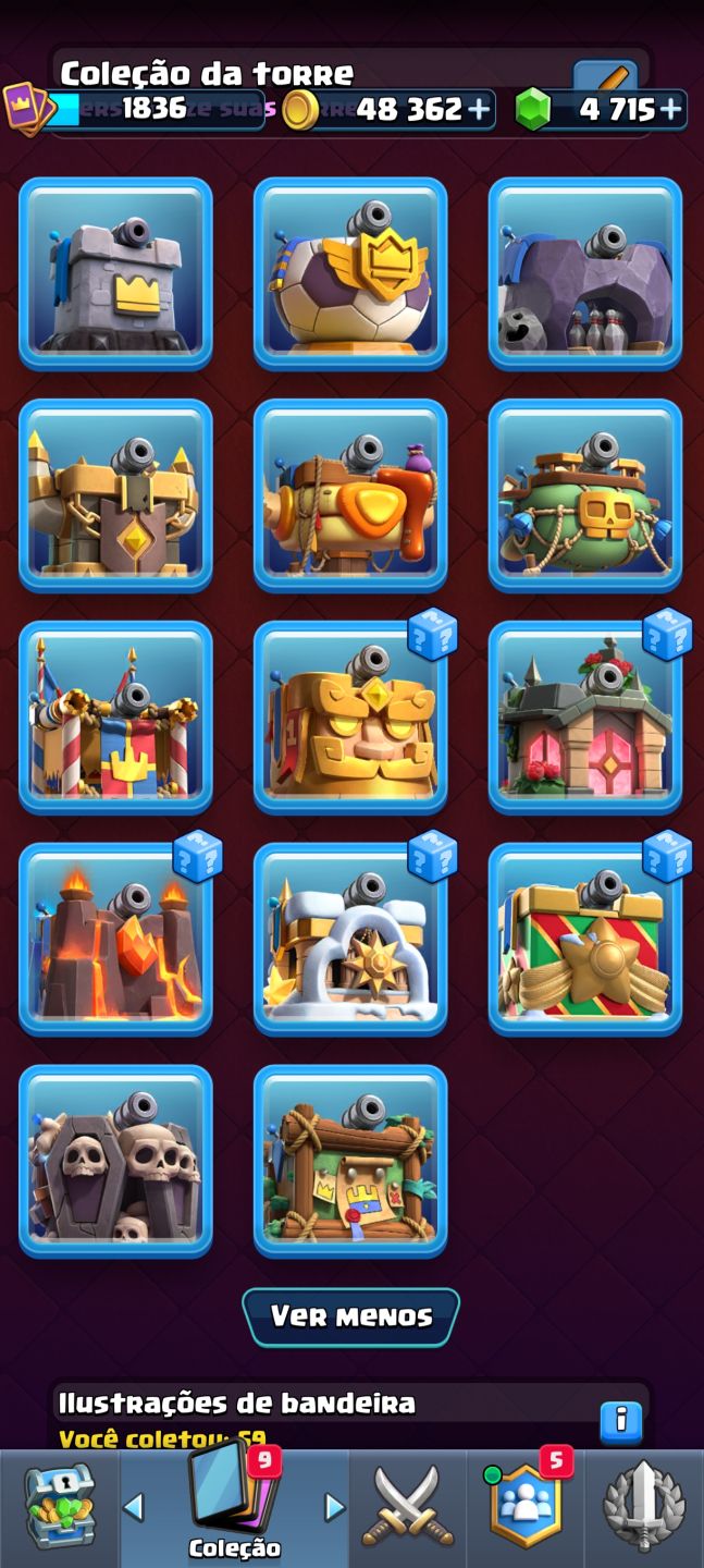 [ Promoção ] Conta de Clash Royale com Decks meta full 16