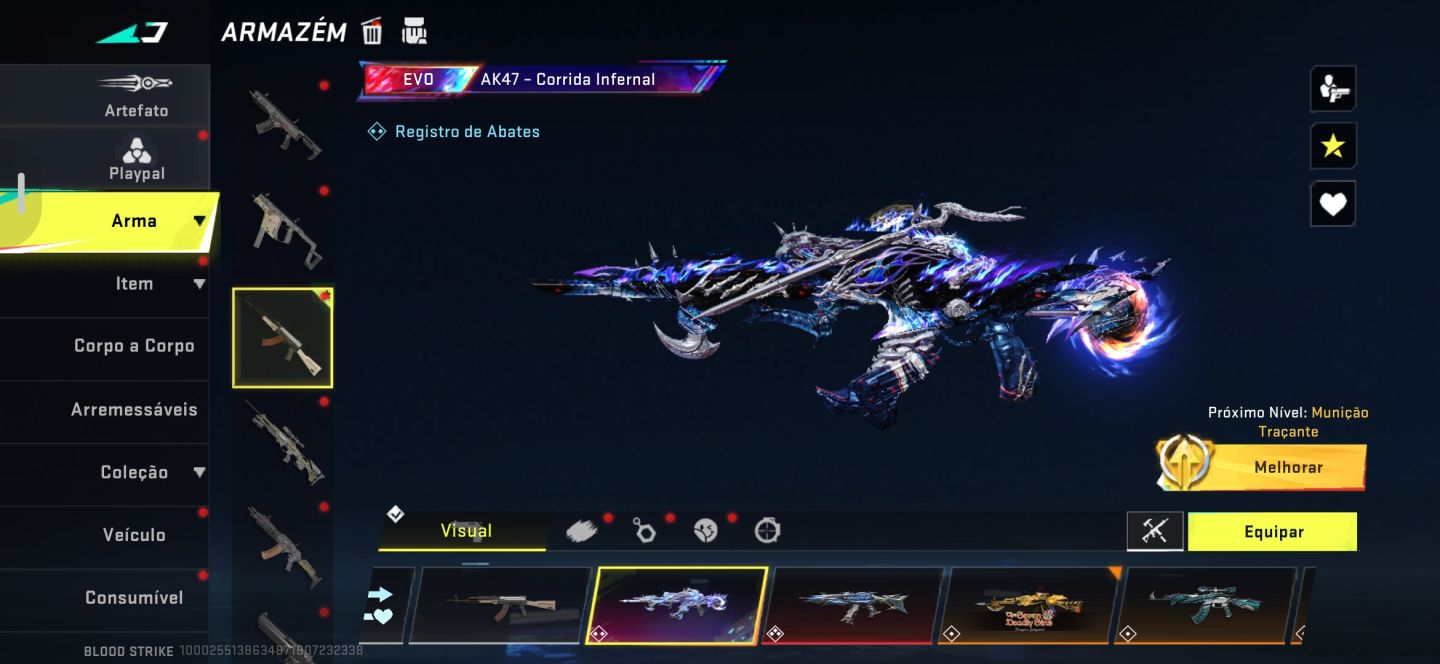CONTA A VENDA BLOOD STRIKE CONTA COMPLETA GASTEI MAIS DE 20MIL NELA