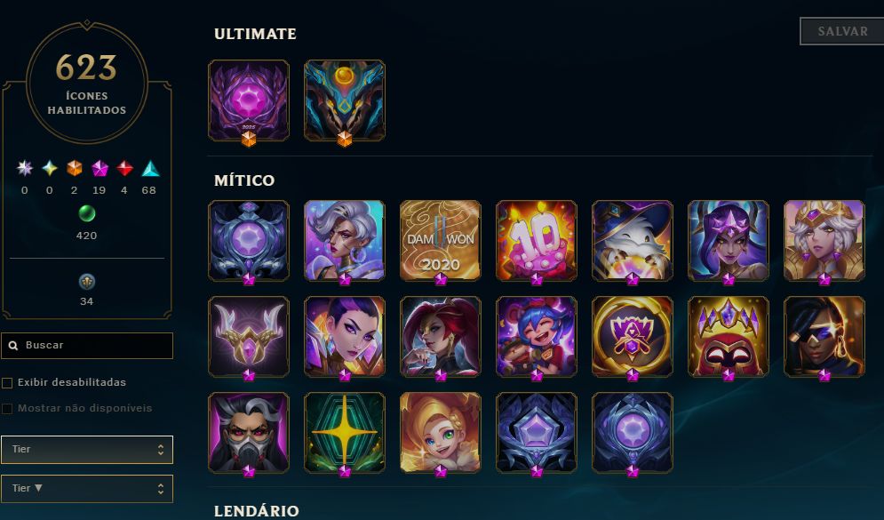 502 skin conta Mestre LOL