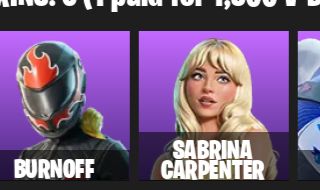 CONTA COM 6 SKINS - SABRINA CARPENTER