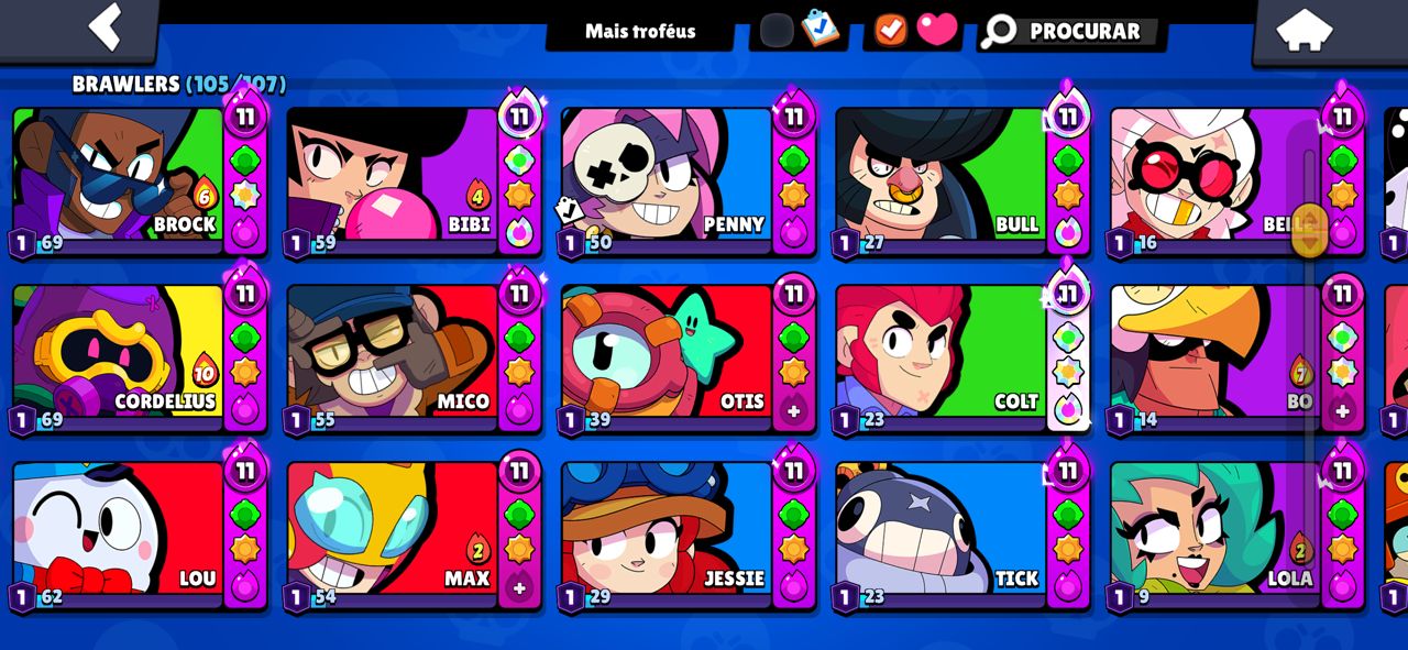 CONTA BRAWL STARS 50K | 2019 |