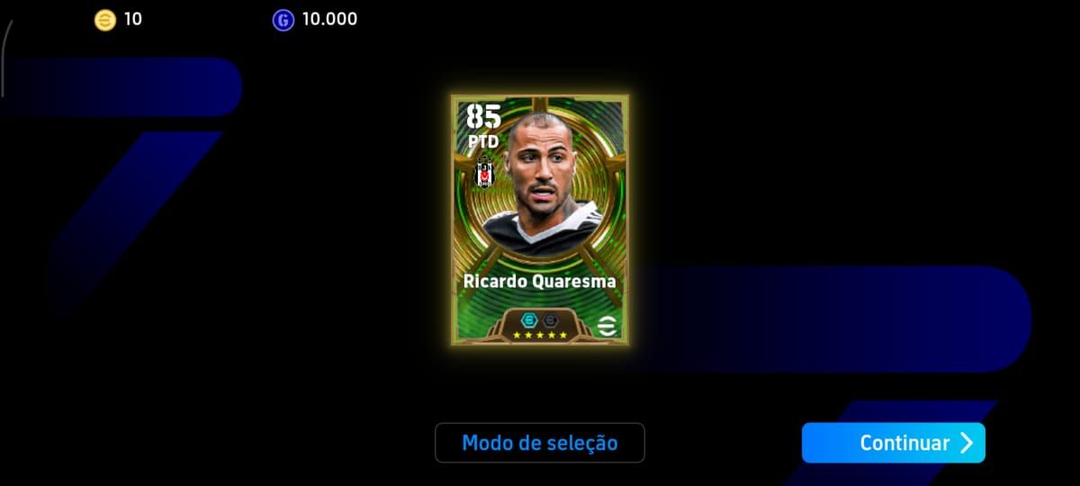 CONTA INICIANTE COM NOVO QUARESMA