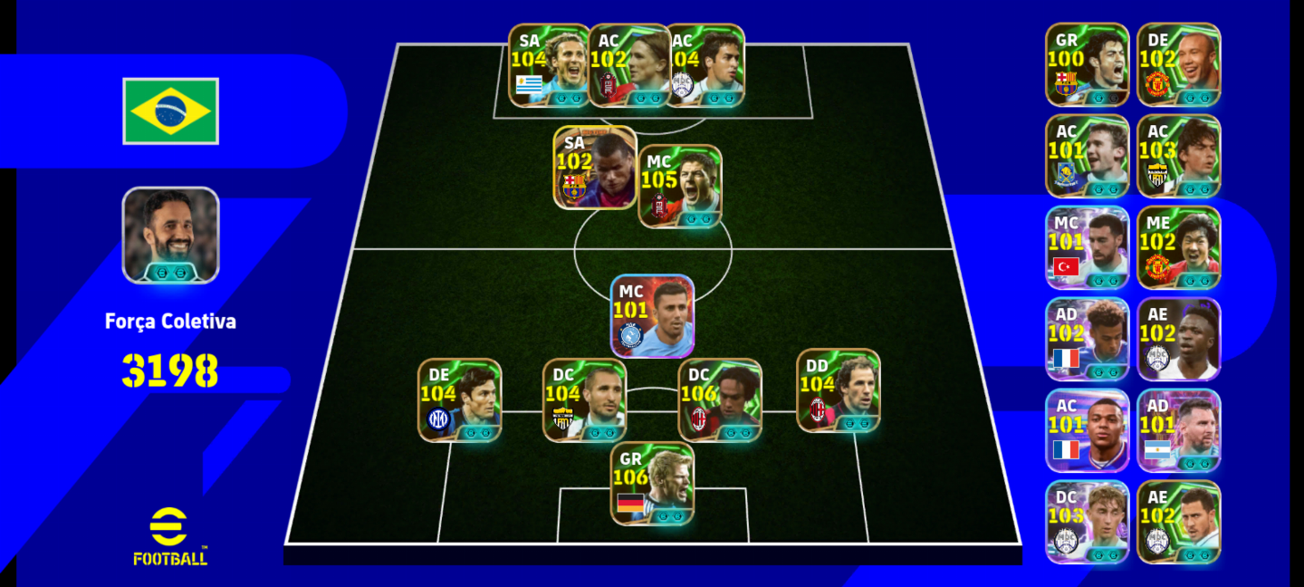 Conta efootball 3198