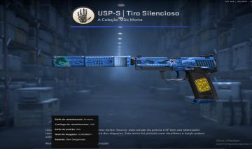 USP-S | Flashback / Tiro Silencioso - Well-Worn / Bem Desgastada