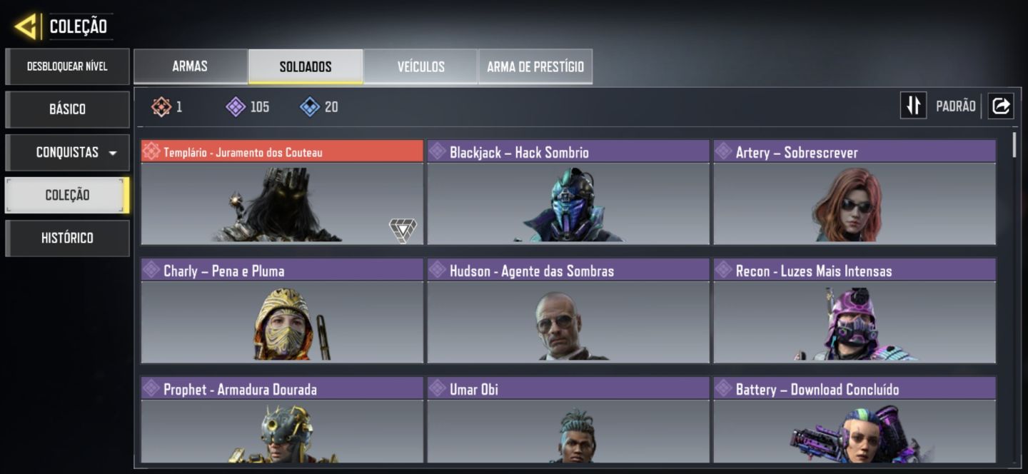 100% SEGURA - Conta COD Mobile com skins lendárias