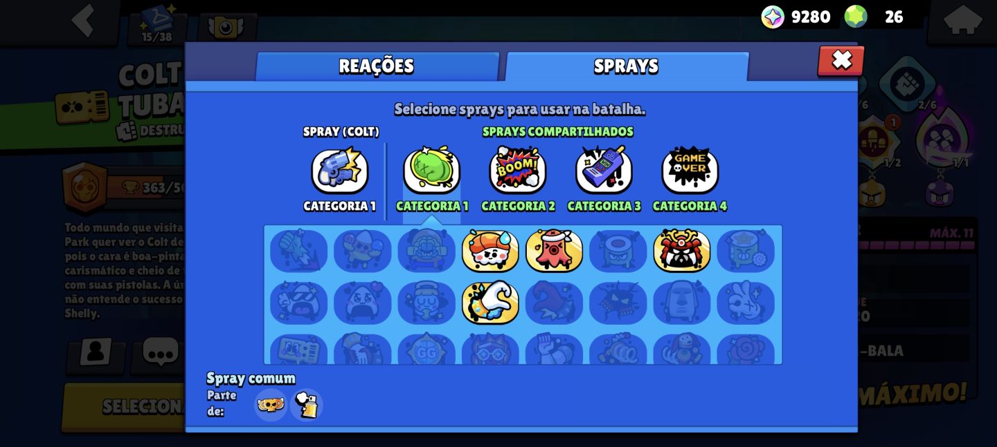 Conta Brawl diversas skins raras conta de 2023