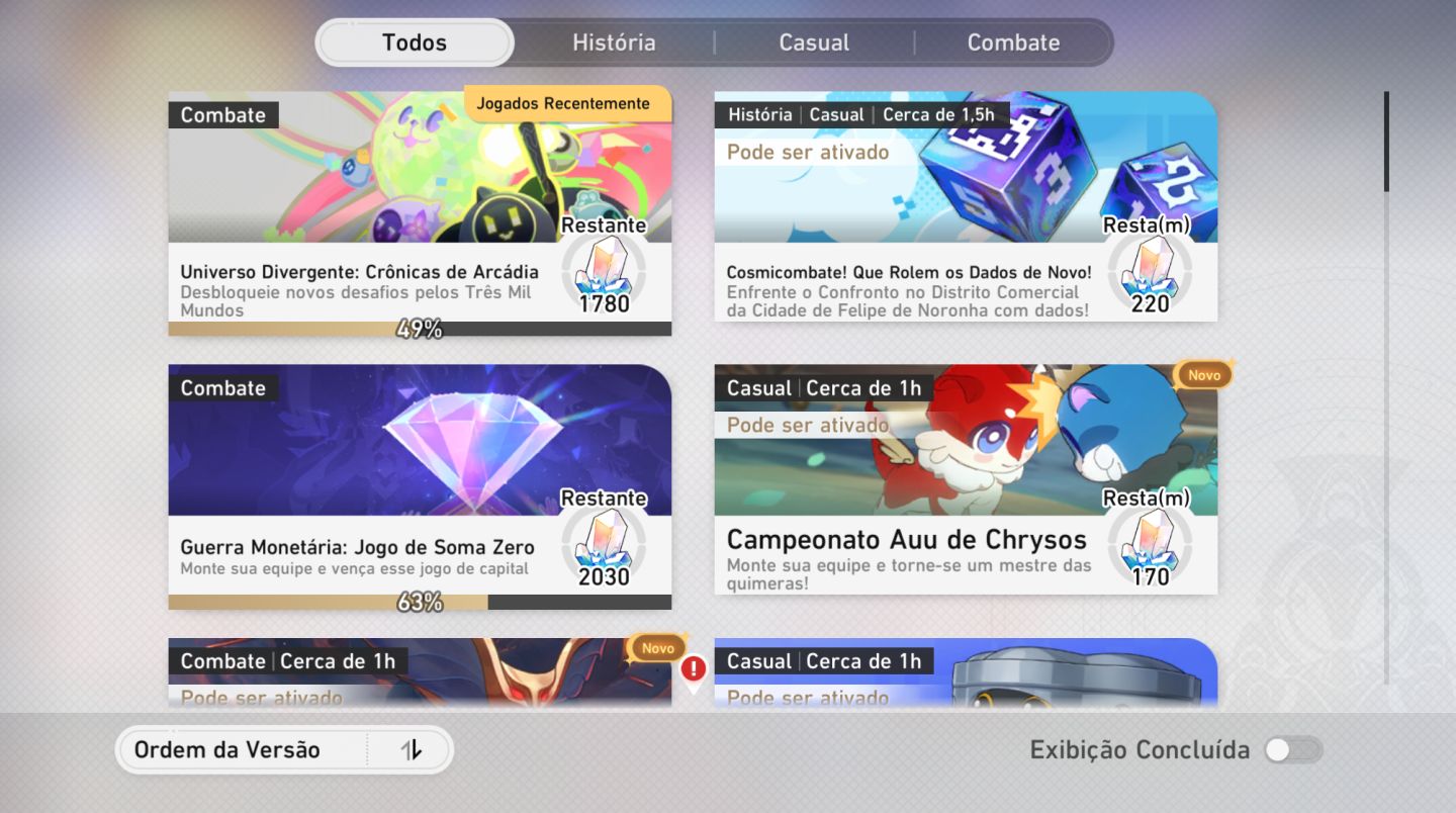 Rank 68/ SPARXIE+BIS/YAO GUANG+BIS/SPARKLE+BIS/HYACINE+BIS/NOITE ETERNA+BIS