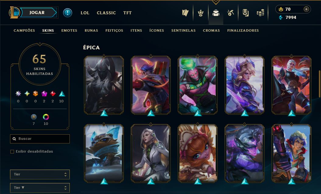 SKIN LENDÁRIA DEUS-REI GAREN + ESMERALDA NA SOLOQ / FLEX / TFT + [ TROCA NICK ]