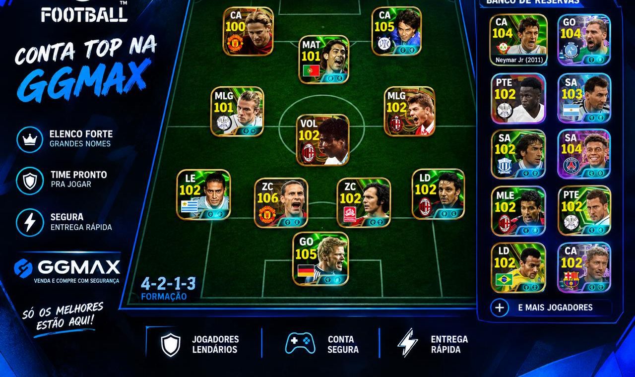 Conta efootball a venda pra ir rápido