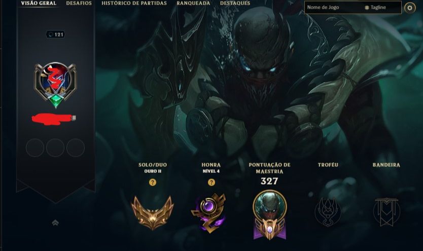 Conta LOL GOLD 2 Todos os campeões + Skins