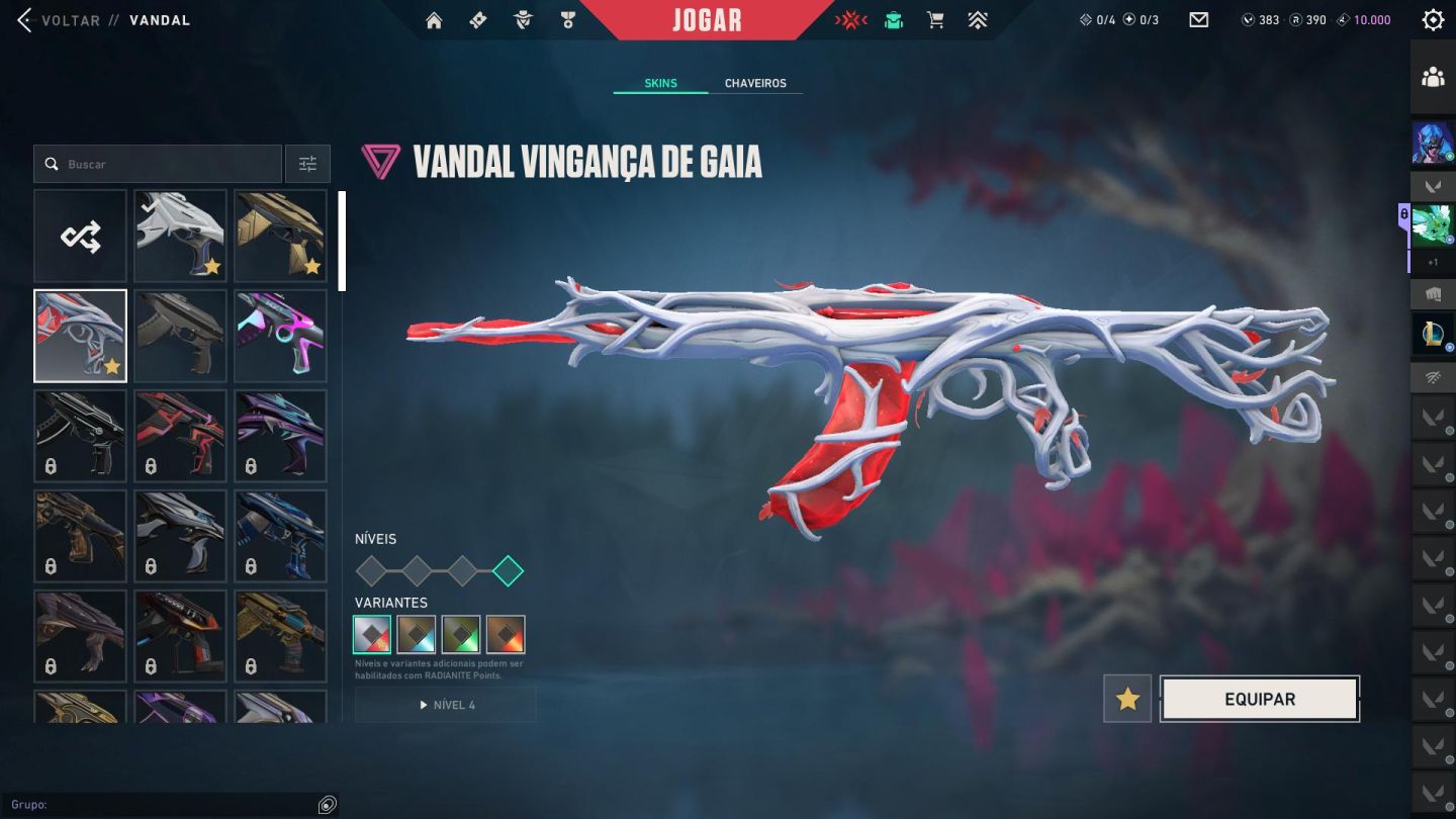 Conta de LOL e Valorant com SKINS