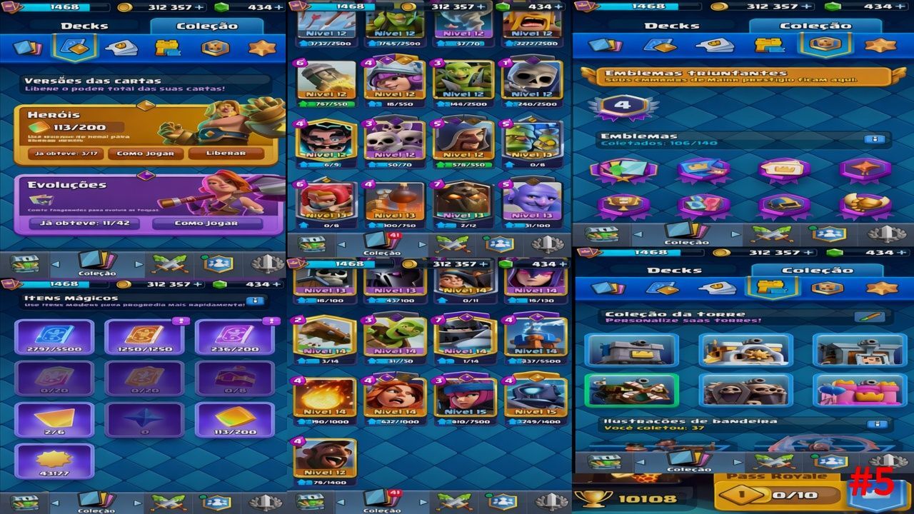 CONTAS CLASH ROYALE FULL ACESSO TODAS AS ARENAS I MELHOR PREÇO!!!