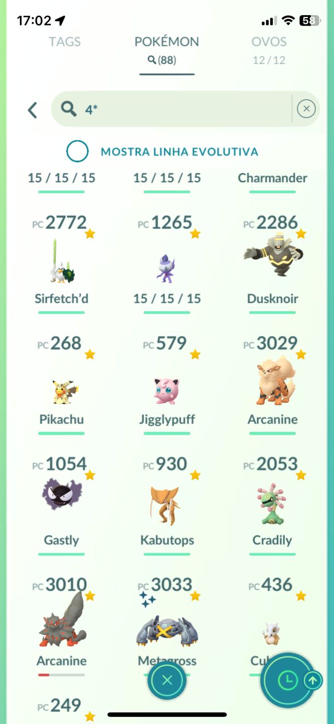 CONTA POKÉMON GO - OG 2018