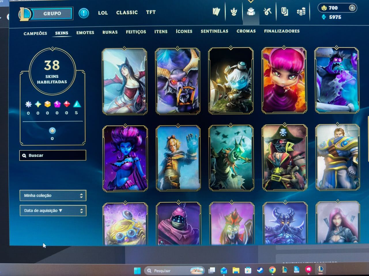 Conta lol com 700 RP + Skinz Ez ,Hwei, Leona , Miss , LB , Nami, Neeko