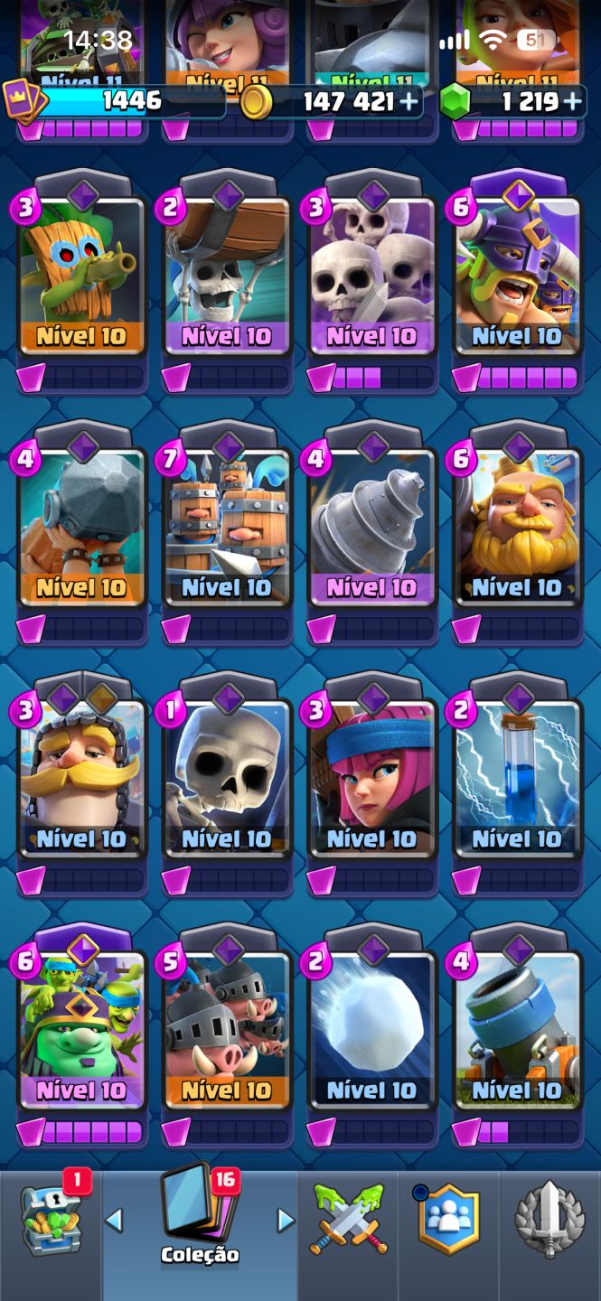 Promova Conta Clash Royale 9000 Troféus