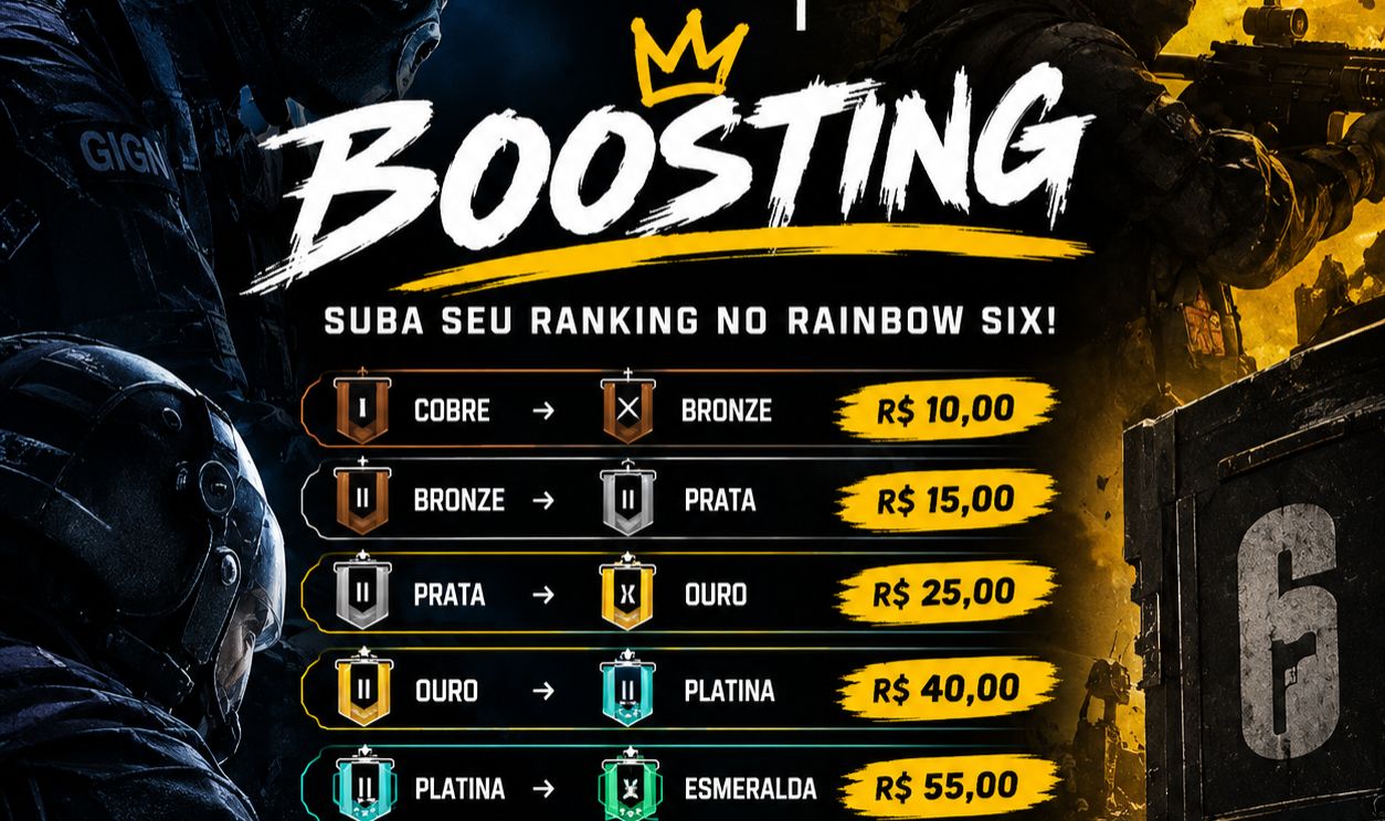 Boost rainbow six [VEJA A DESCRIÇÃO]