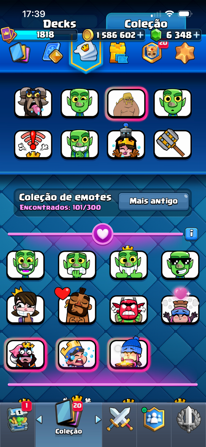 CONTA CLASH ROYALE RARA 12.500 TROFÉUS | 22 EVOS | 6K GEMAS | 8 ANOS