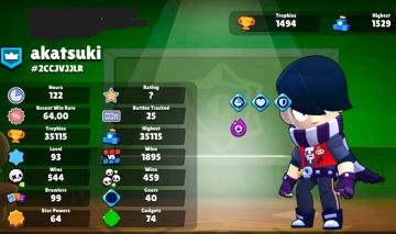 CONTA BRAWL STARS - NOVOS BRAWLERS, +30K TROPHIES E MUITAS SKINS!