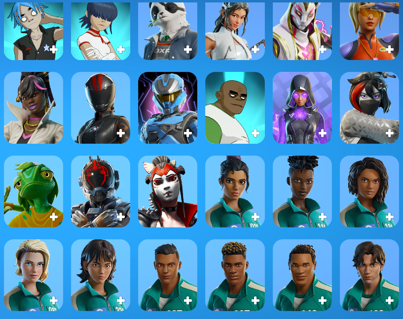 Conta Fortnite com +600 skins
