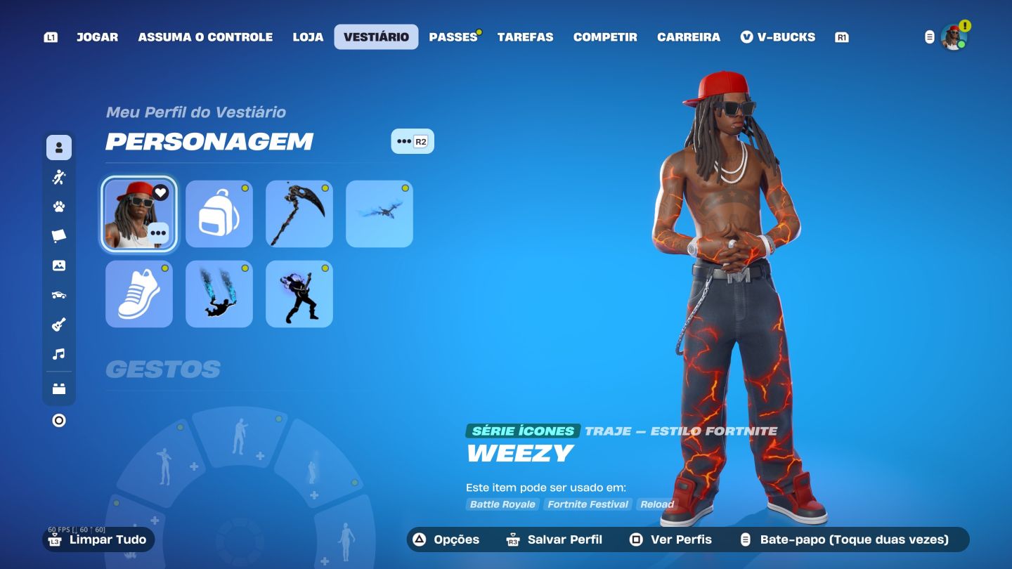 CONTA FORTNITE: FULL ACESSO 139 SKINS MUITAS RARAS !