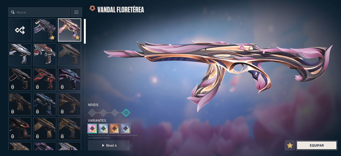 Conta Valorant varias skins de faca e vandal