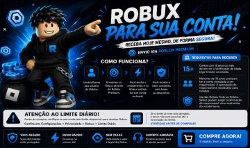 Robux barato entrega via roblox plus!