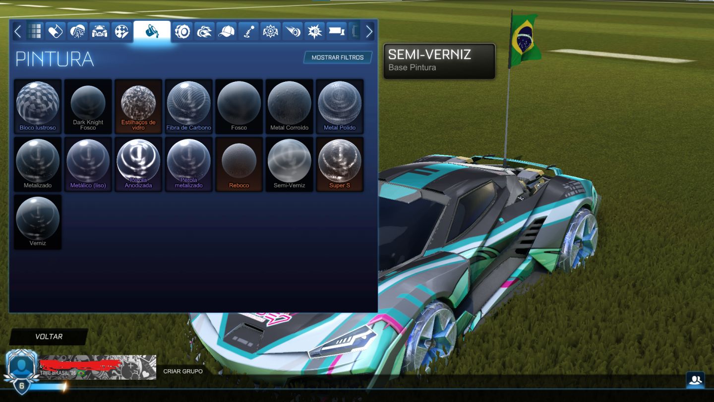 Continha top de Rocket league de 2 anos lv de xp 283