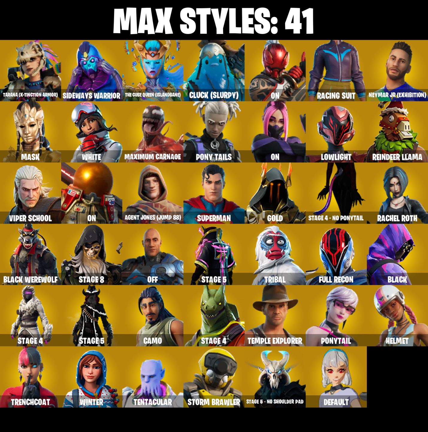 Conta Fortnite OG com Temporadas 4, 5, 6, 7, 8 | Ragnarok | Mako e 109 skins.