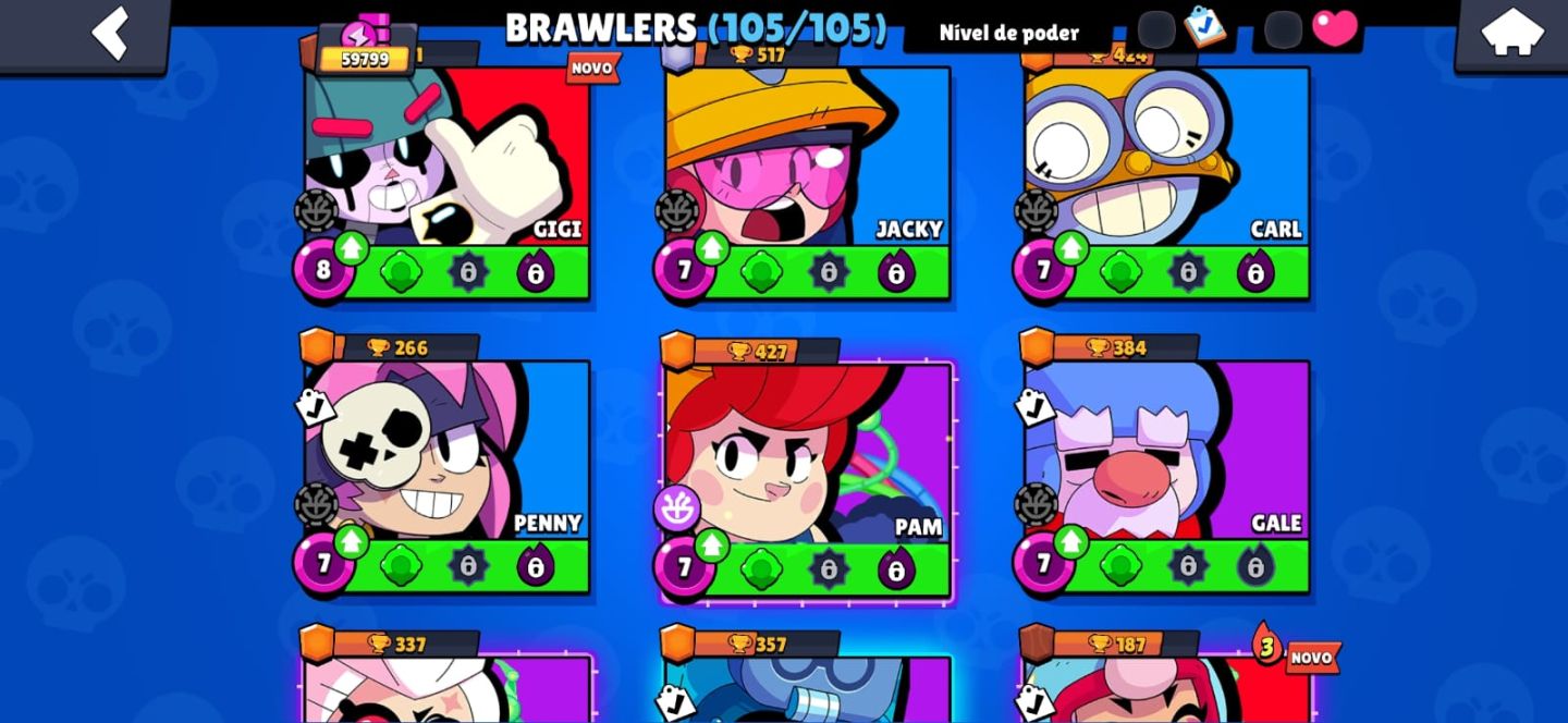 Conta de Brawl Stars muito rara.